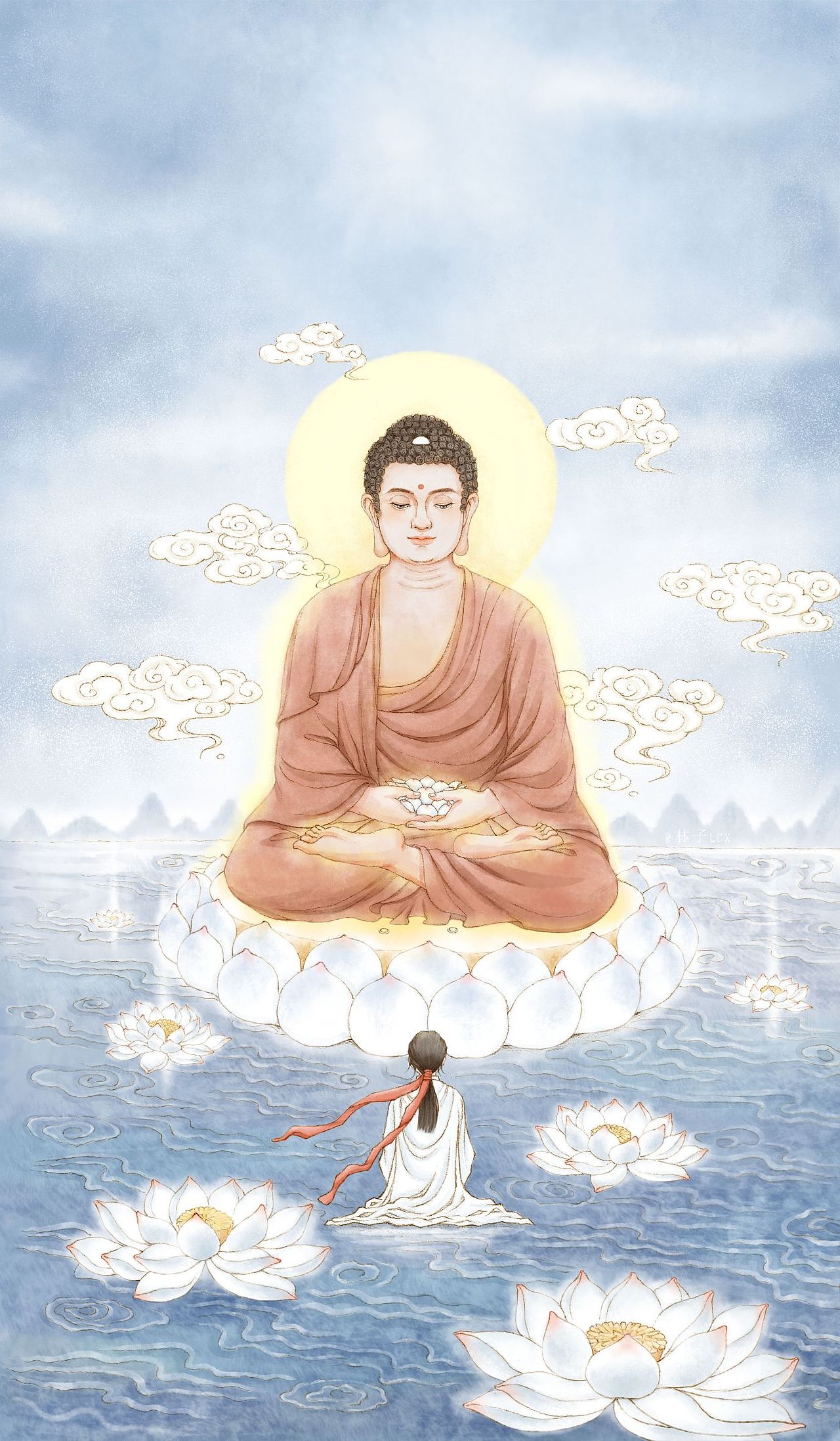 问佛（图ZMzYwMjYyMzcy） - 创作习作 - 站酷设计师林姝妘原创素材 - 站酷ZCOOL