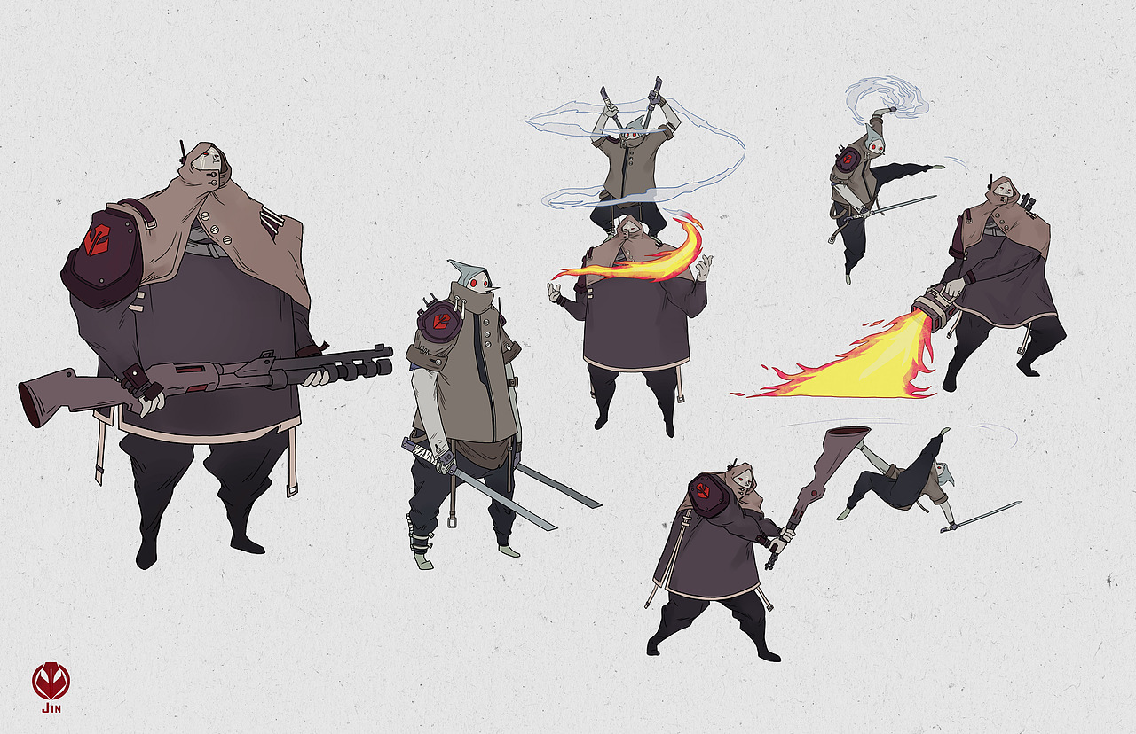 Mask 二部曲 + Demon Fire ( 二维动画&定格动画&角色设计)