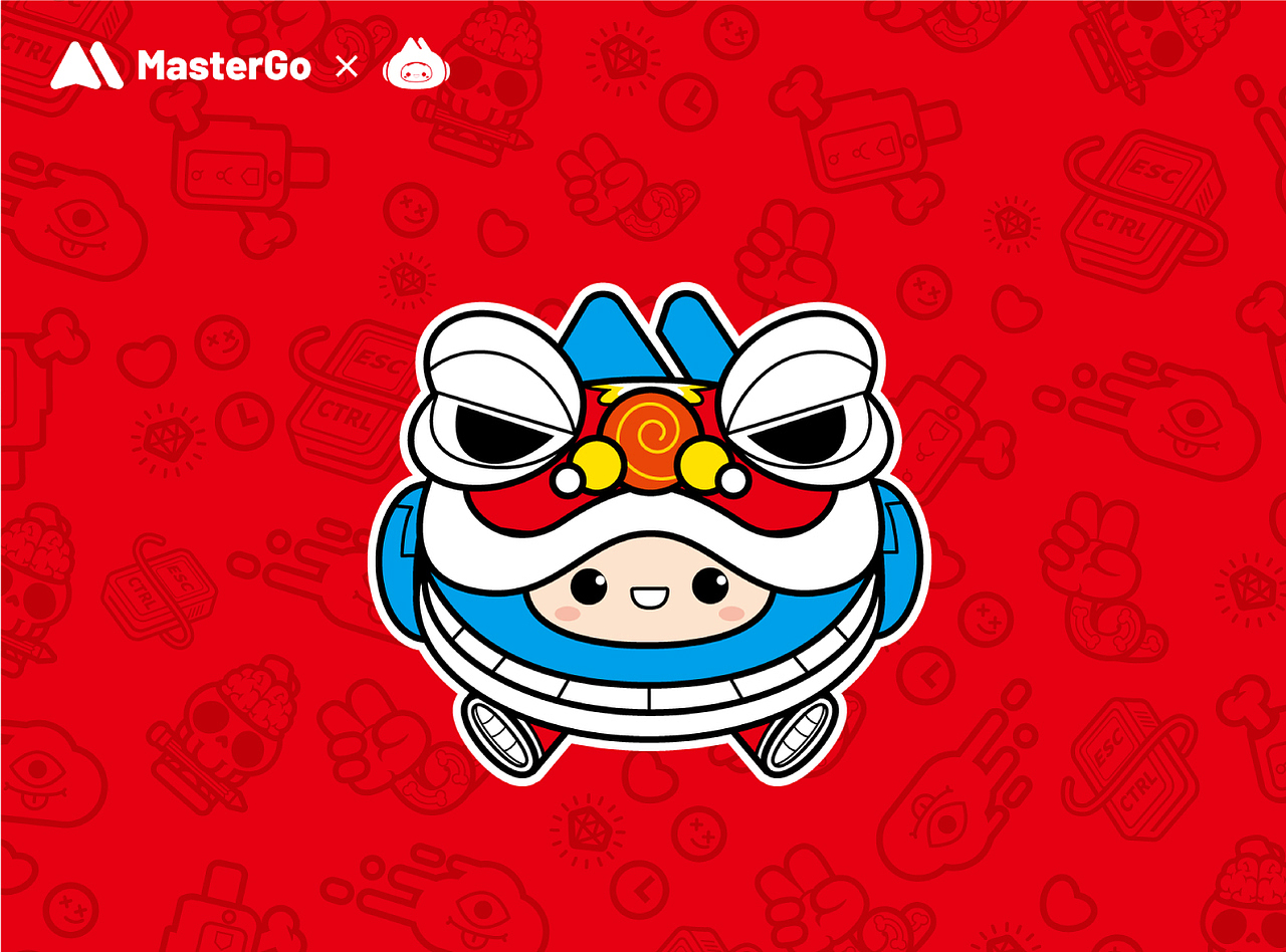 mastergo ip卡通形象设计---科技小m