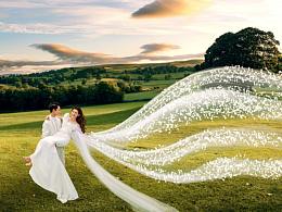 婚纱之飘纱制作