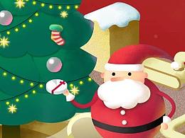 17年的圣誕插畫