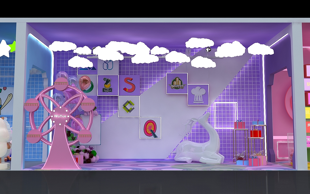 打卡dp点美陈（图ZMTcxMjQ2OTUy） - 其他三维 - 站酷设计师设计狮Ming原创素材 - 站酷ZCOOL