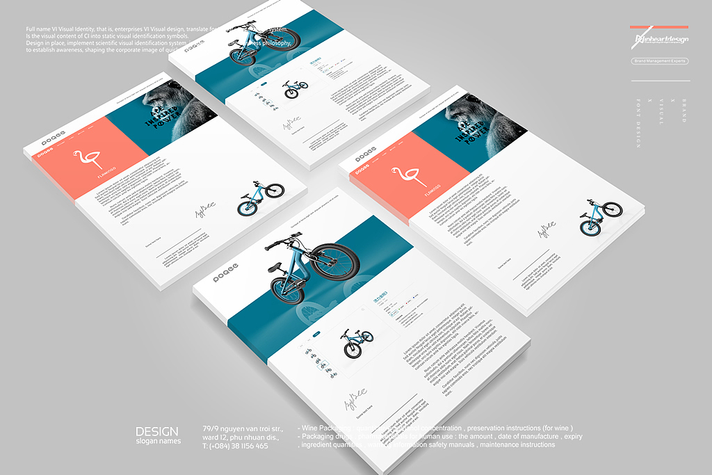 杭州步基童车有限公司PoQee品牌VIS识别系统-因心设计