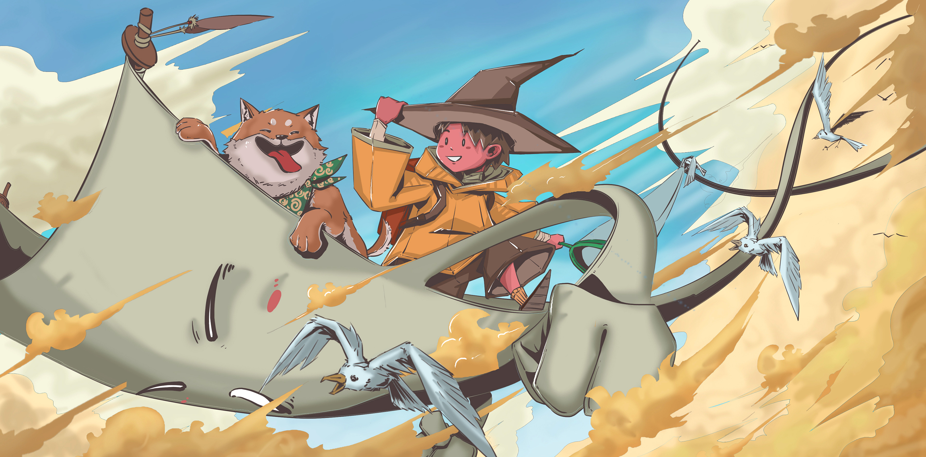 冒险|插画|创作习作|11路公交站 - 原创作品 - 站酷 (zcool)