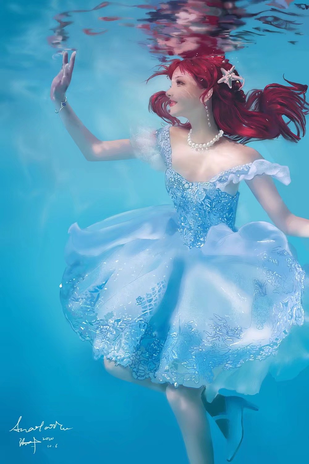 人物临摹 林小宅写实风格