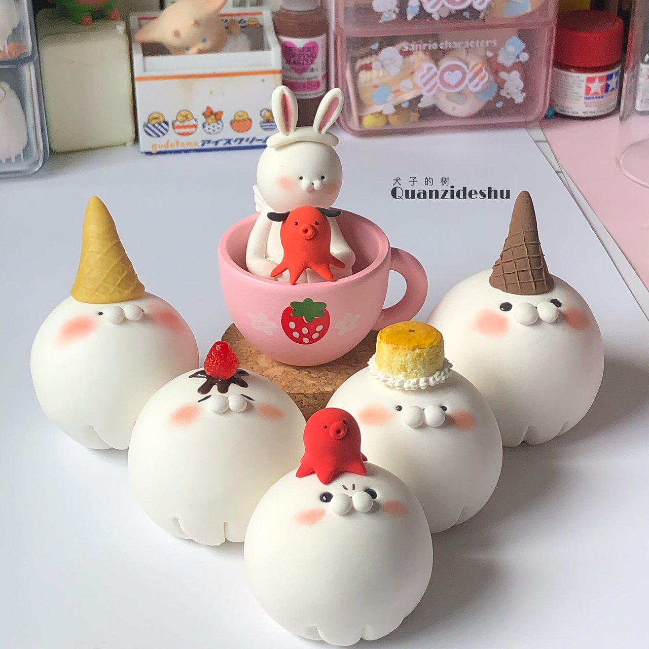 头顶着可爱的奶酪蛋糕98可爱的冰淇淋海豹宁波/手工艺人/3年前/220