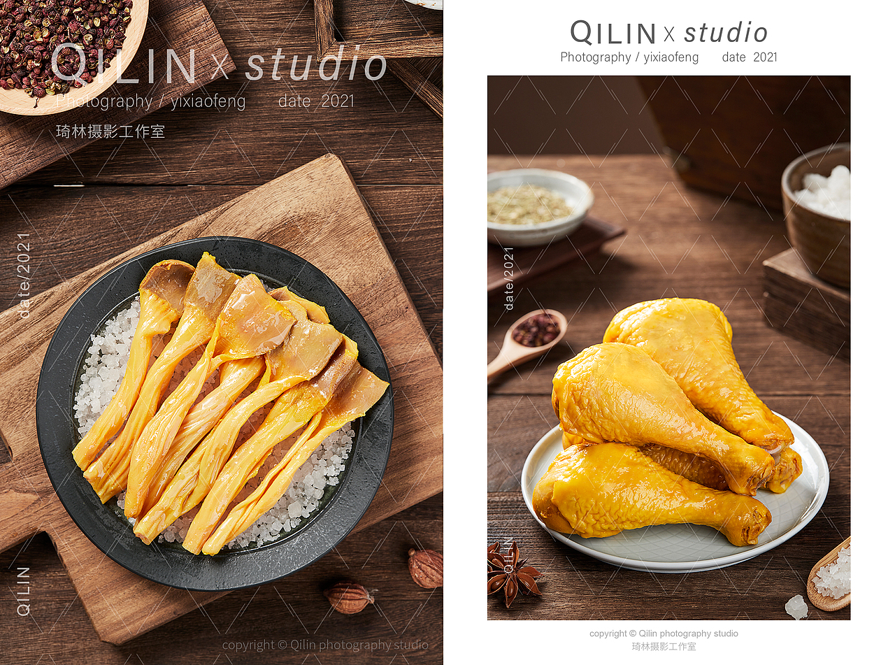嘉洲鸡盐焗 卤味系列菜品拍摄（图ZMjgxNTYyNjQ4） - 美食摄影 - 站酷设计师琦林摄影原创素材 - 站酷ZCOOL