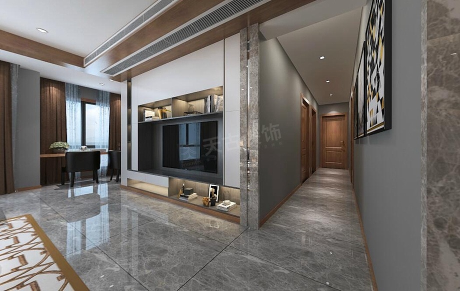 龙湖两江新宸森屿装修案例-两江新宸森屿现代港式设计