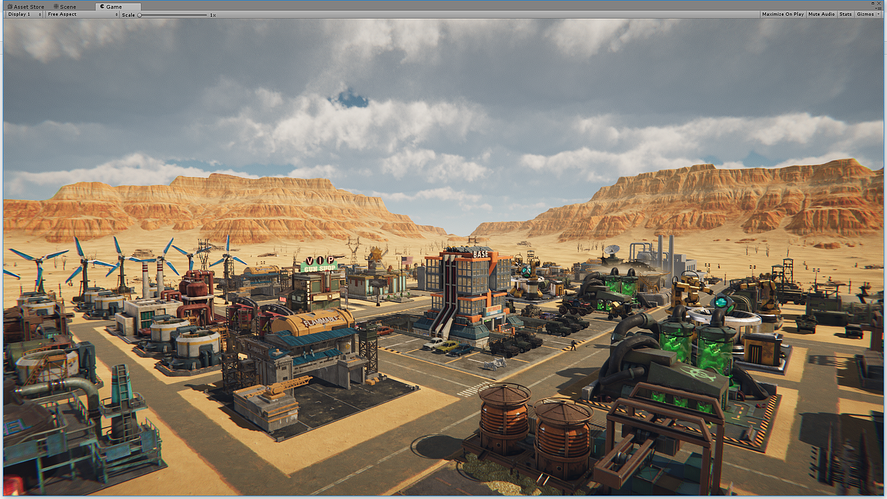 Unity 地形 沙漠峡谷