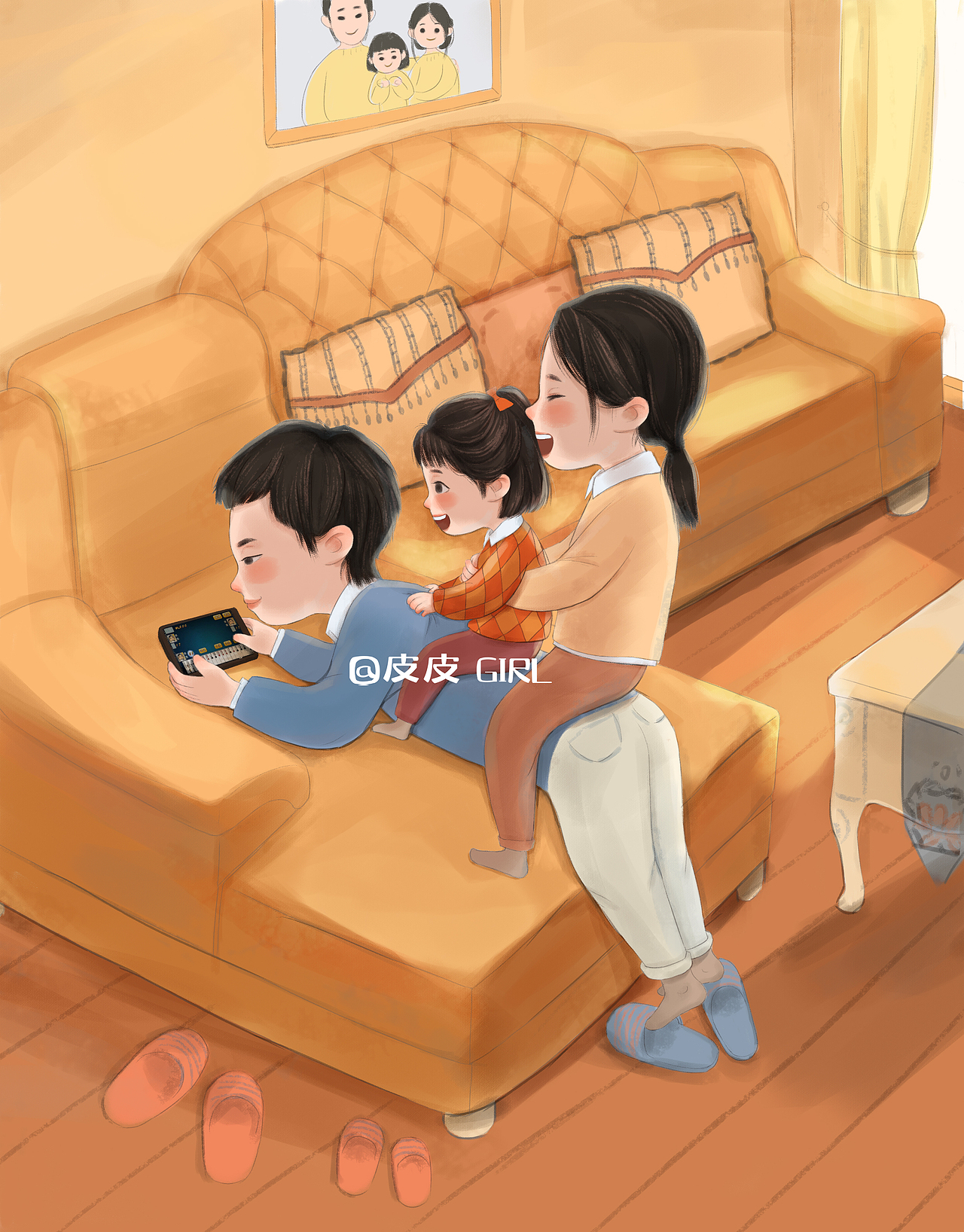 《親子時(shí)光系列》小結(jié)（圖ZMjc5NDk0NTgw） - 兒童插畫 - 站酷設(shè)計(jì)師皮皮girl原創(chuàng)素材 - 站酷ZCOOL