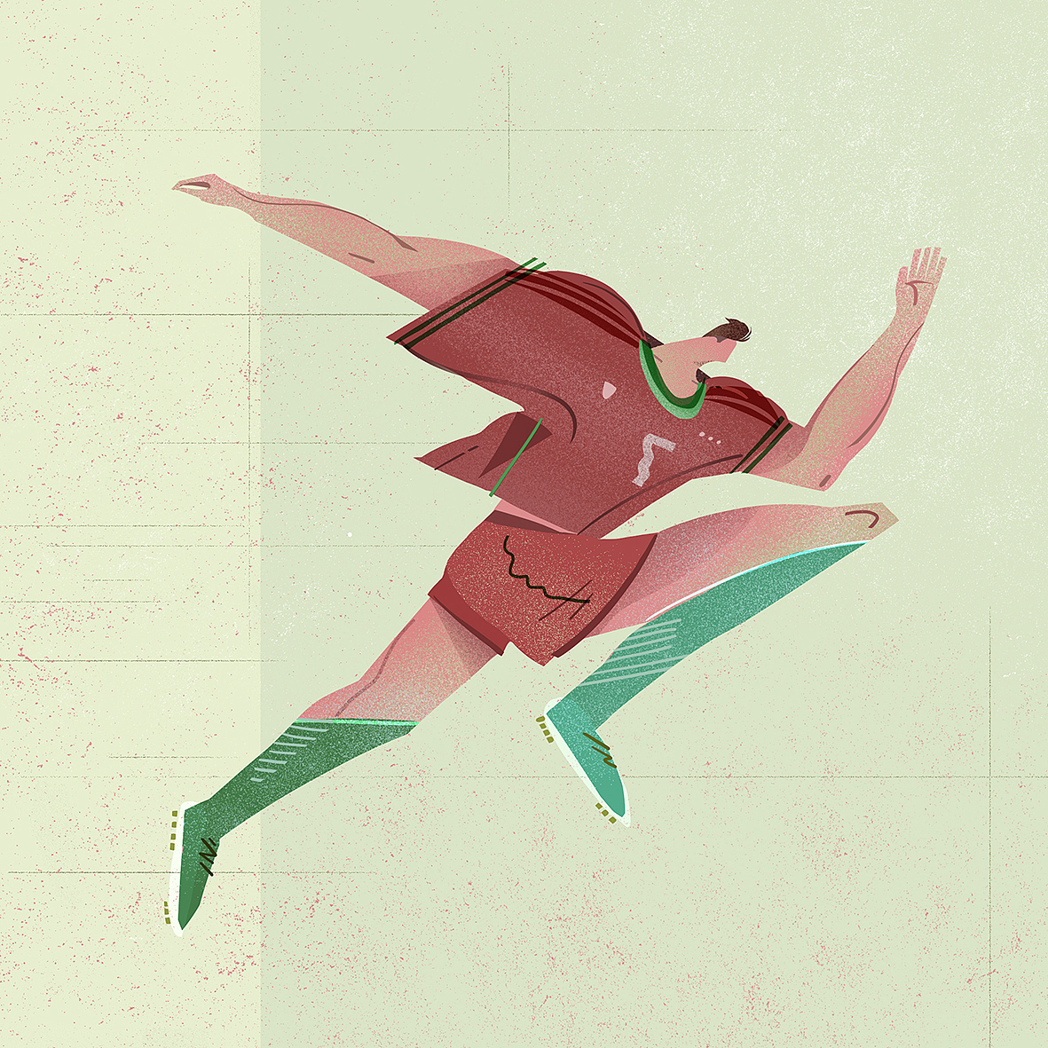 2018世界杯-赛场留影（图ZMTIxMTQ1ODY4） - 商业插画 - 站酷设计师東山旭原创素材 - 站酷ZCOOL