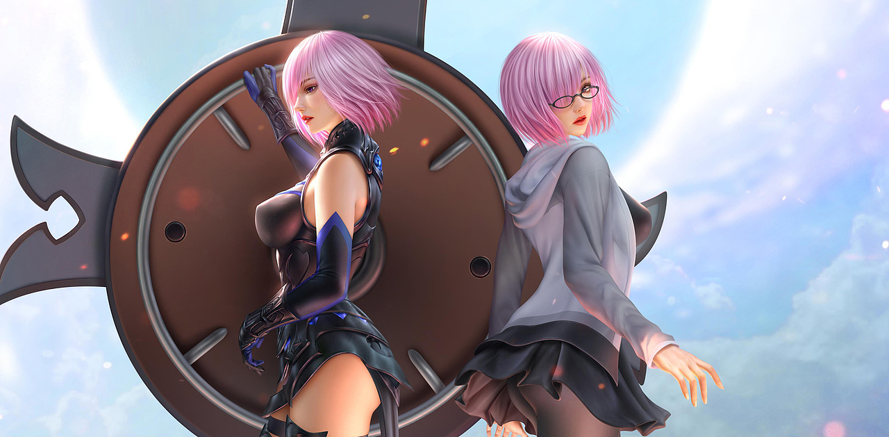 Shielder.玛修基列莱特（图ZMjEzMTkyMzE2） - 商业插画 - 站酷设计师大D0000原创素材 - 站酷ZCOOL