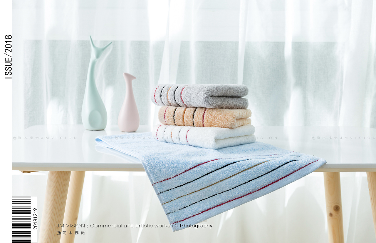 毛巾摄影丨简木视觉家纺成人毛巾浴巾儿童方巾拍摄