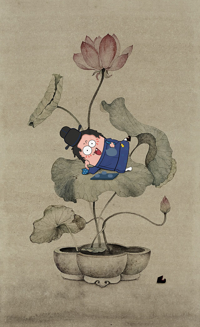 画中郎（图ZNTM2MDQ1MzY=） - 商业插画 - 站酷设计师娜儿的猫原创素材 - 站酷ZCOOL