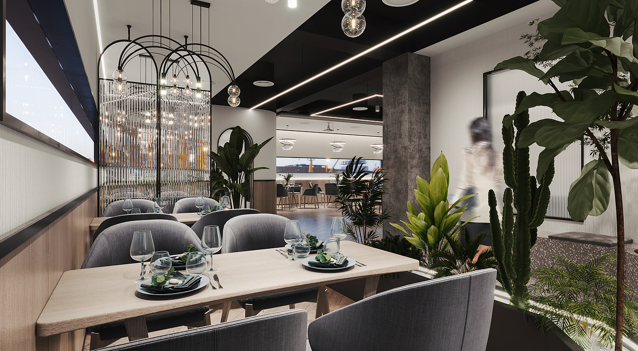 餐饮品牌空间厚苑融合餐厅