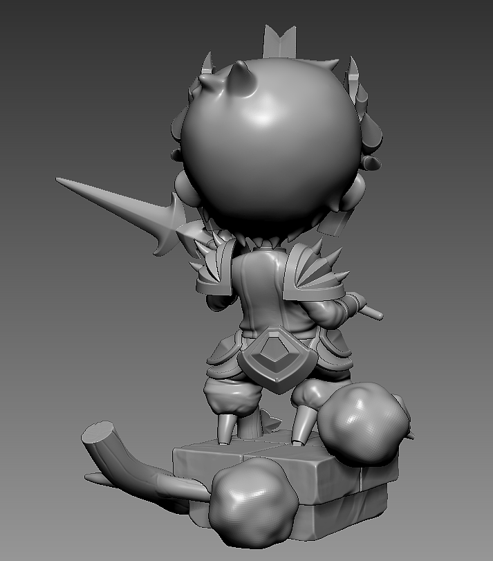 LOL Q版 模型制作