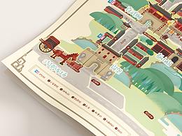 插画 地图