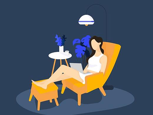 一张沙发一盏灯（个人主页-ZMjkyMzgwMzY=） - 创作习作 - 站酷设计师关耳儿君原创素材 - 站酷ZCOOL