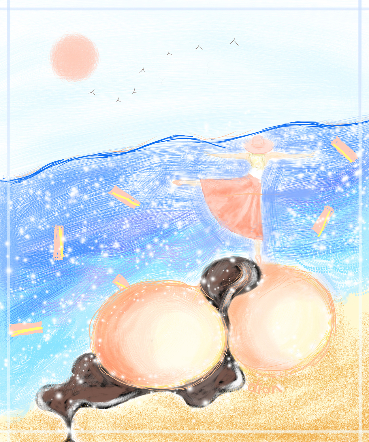 年初小合集（图ZMTU5OTA1ODYw） - 艺术插画 - 站酷设计师Dioooon原创素材 - 站酷ZCOOL