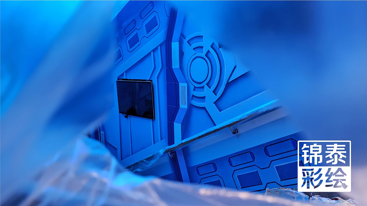 昆明墙体彩绘/昆明星耀温泉酒店主题过道墙体彩绘（图ZMjMyNDA3MDg4） - 其他手工艺 - 站酷设计师云南锦泰彩绘原创素材 - 站酷ZCOOL