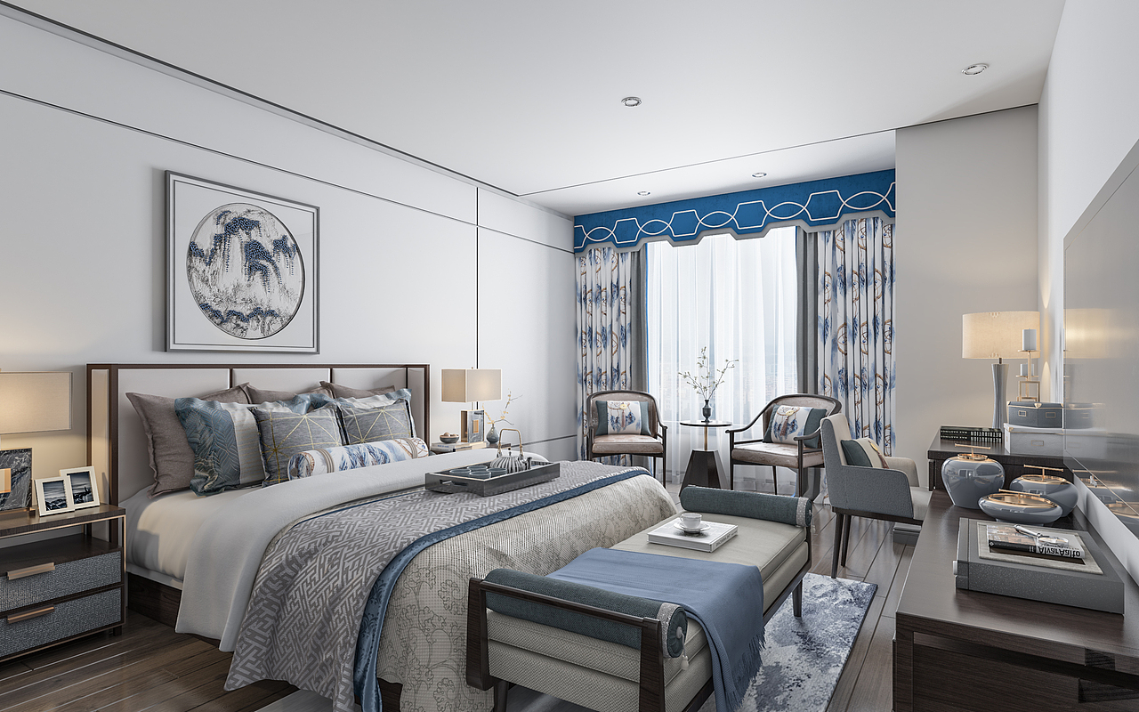 窗帘建模+ 渲染