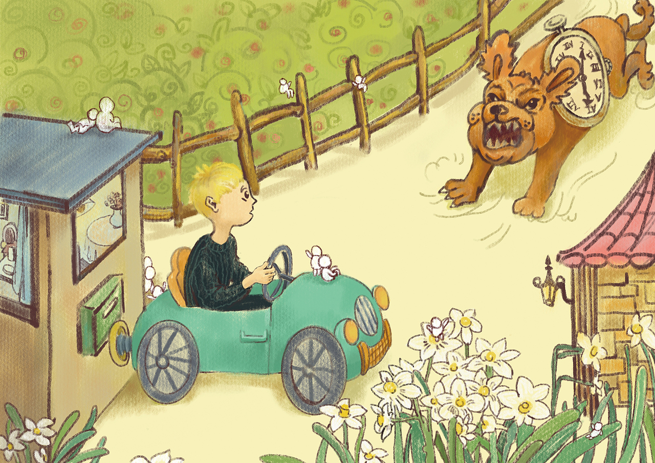 《神奇的收费亭》系列插画