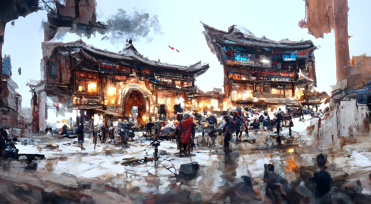 梦里山城-ayu醒梦如画-10/365（图ZMjkyMjg0NjU2） - 创作习作 - 站酷设计师AYUS原创素材 - 站酷ZCOOL