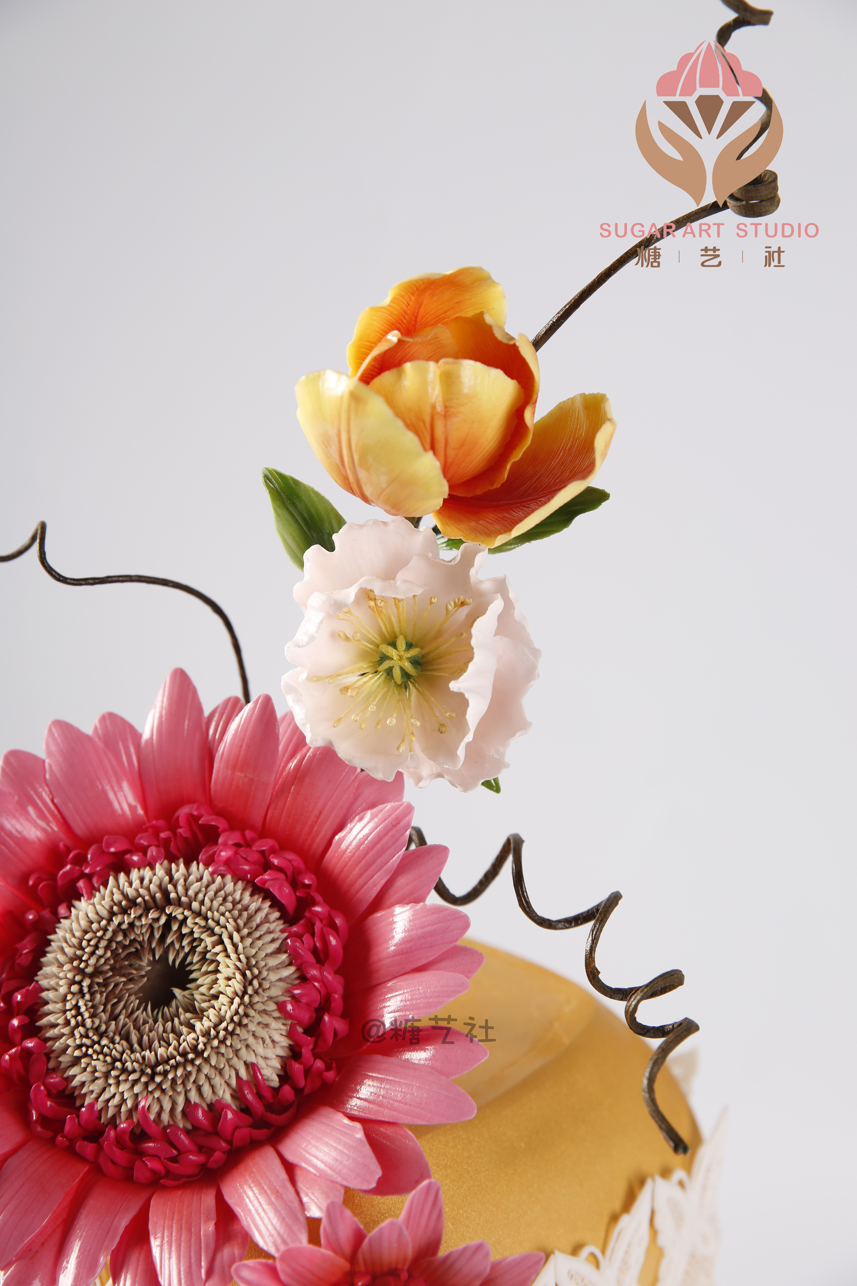 糖艺社翻糖蛋糕作品|手工艺|工艺品设计|糖艺社 - 原创作品 - 站酷