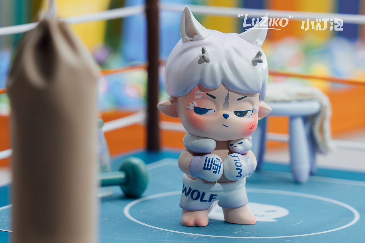 盲盒拍摄 鹿豆子LUZIKO潮萌动物系列 摄影视觉策划