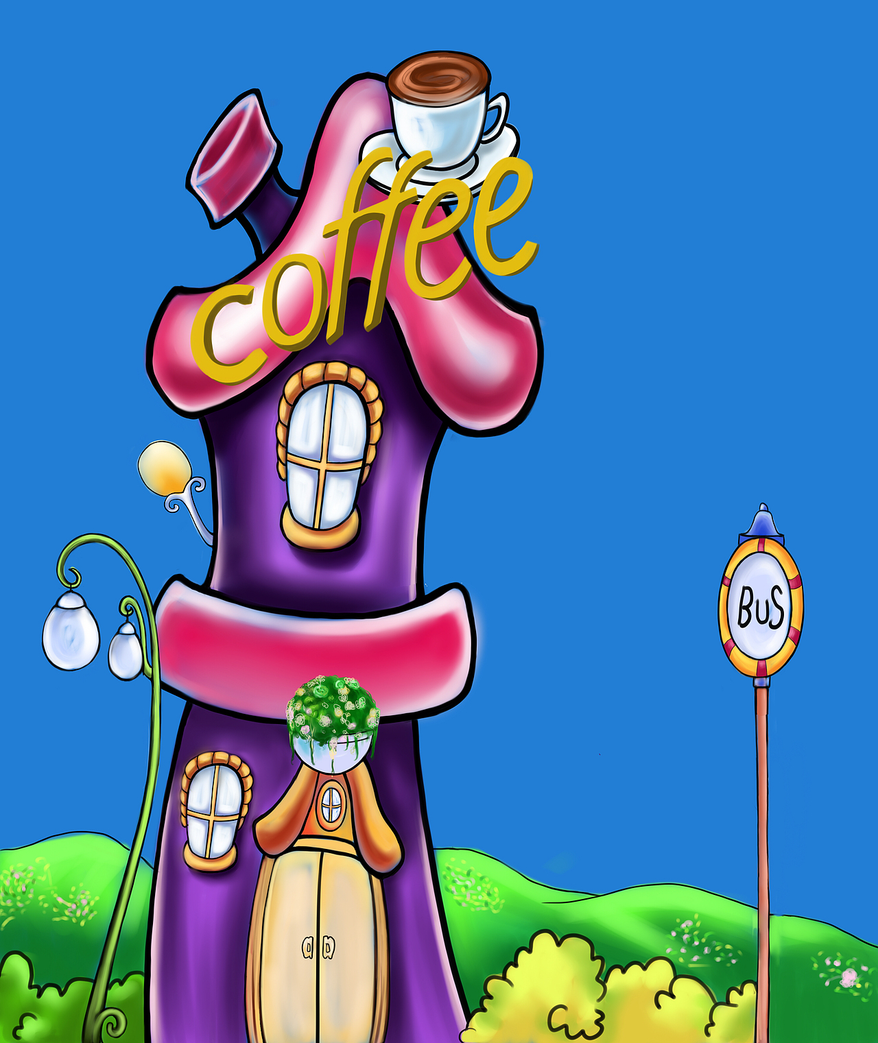 手绘插画作品（图ZNzQ4NDE2ODg=） - 创作习作 - 站酷设计师颠倒黑白1145原创素材 - 站酷ZCOOL