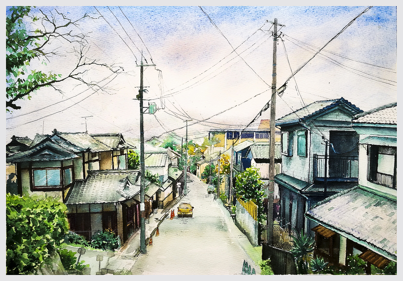 水彩风景（图ZNzA2MjE0MzI=） - 绘画 - 站酷设计师刈安L原创素材 - 站酷ZCOOL