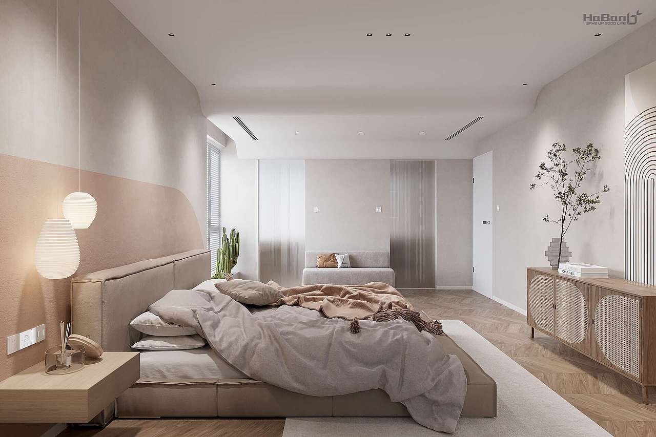 现代北欧全套客厅餐厅卧室效果图——花扮效果图（图ZMjkxMjUyNzg4） - 家装设计 - 站酷设计师花扮空间效果图原创素材 - 站酷ZCOOL