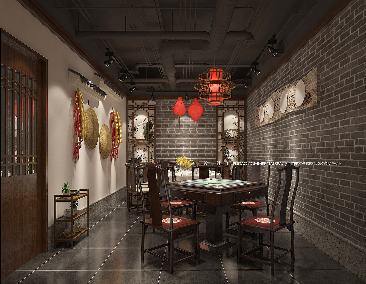 PUDAO璞道设计 |骉骉老火锅（图ZMjg5MDcyMzQ4） - 酒店餐饮设计 - 站酷设计师璞道设计原创素材 - 站酷ZCOOL