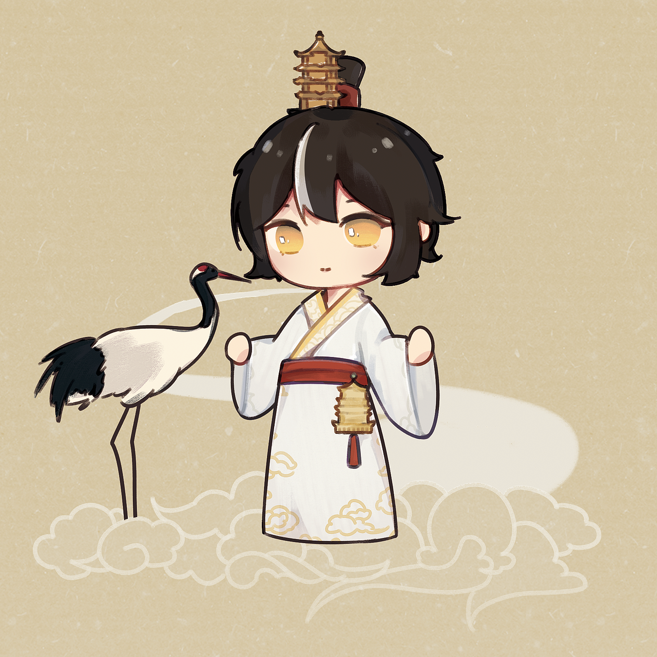 楼楼IP形象设计大赛 黄鹤楼拟人（图ZMzUxOTk5Mjky） - IP形象 - 站酷设计师青弦弦弦原创素材 - 站酷ZCOOL