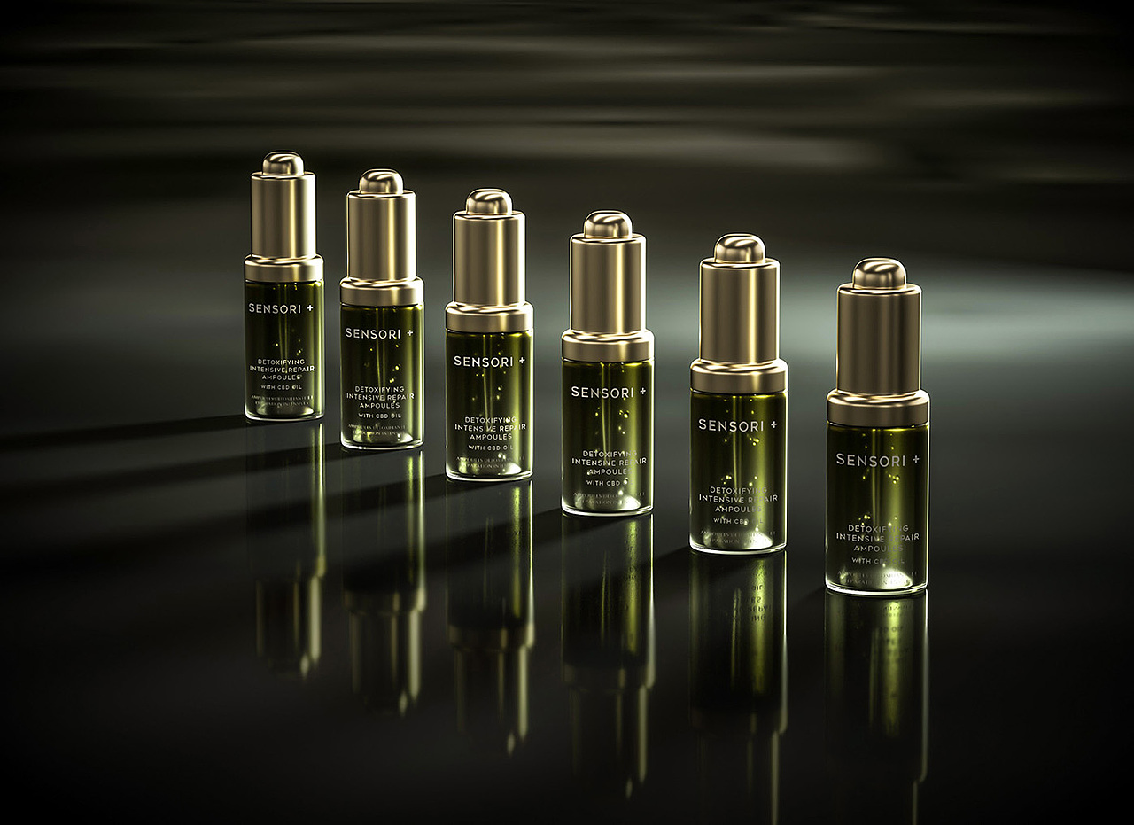 护肤品C4D建模渲染2