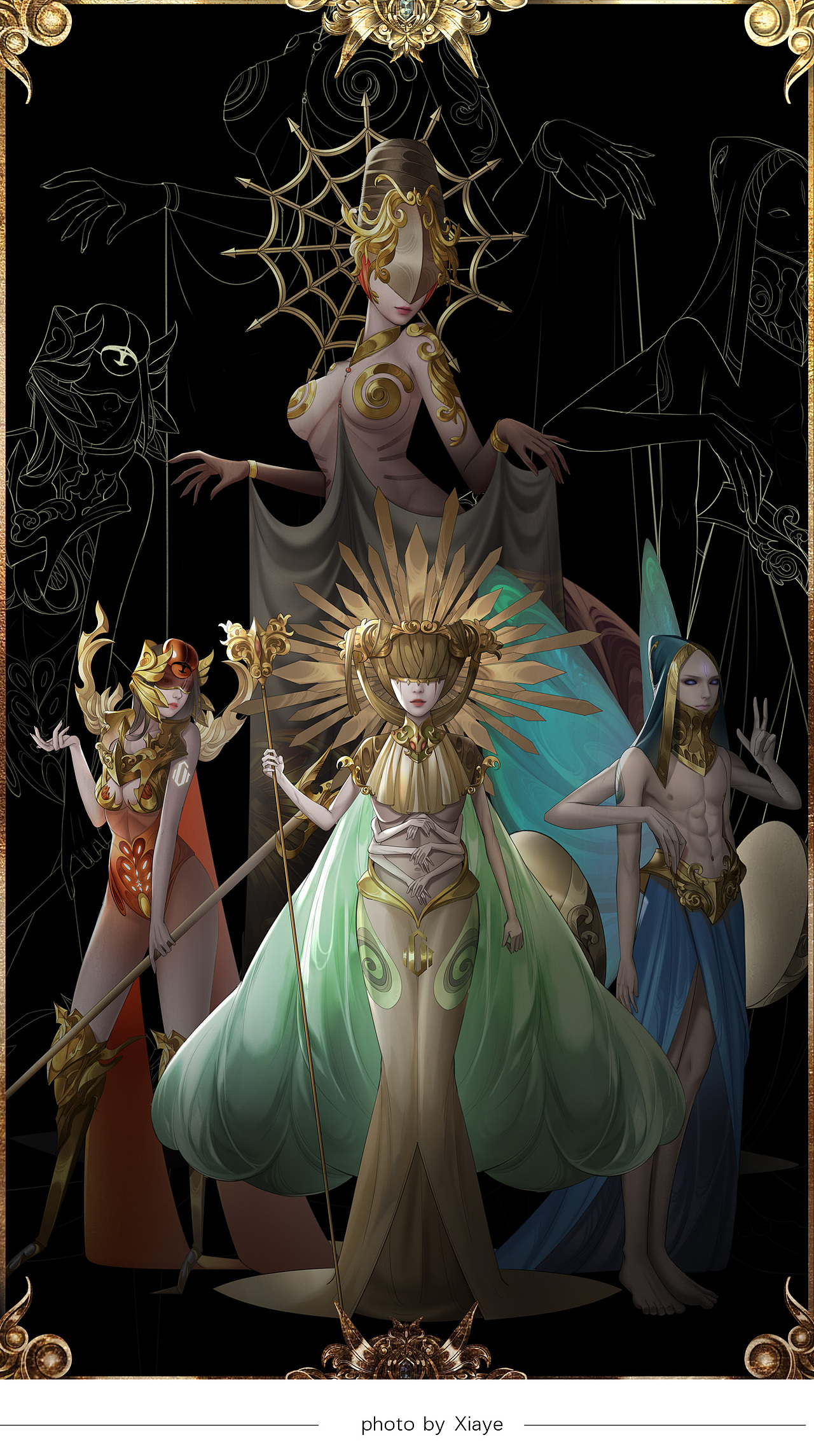 古灵圣界|插画|创作习作|奋斗的夏夜_原创作品-站酷zcool