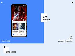 strom movieAPP线稿和界面