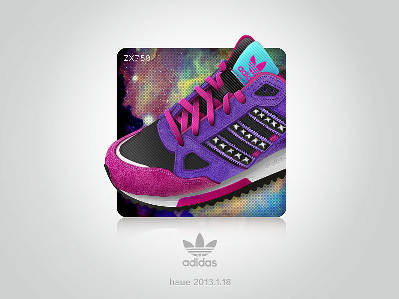 PSD---三叶草ZX750（图ZMTU5MjU0MjQ=） - 图标 - 站酷设计师董志斌原创素材 - 站酷ZCOOL