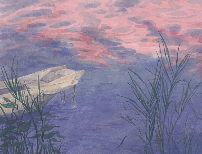 果麦文化《河上一周》封面设计及内插