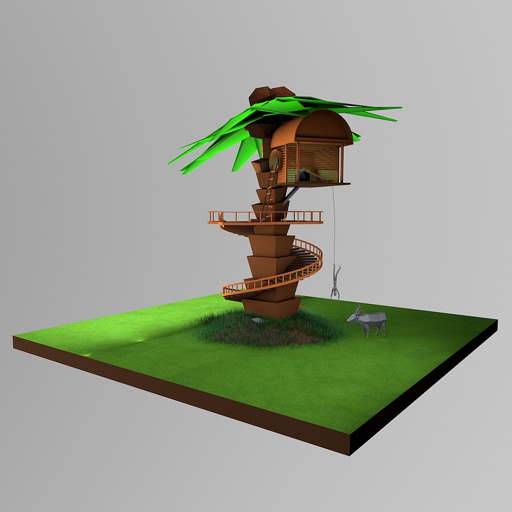 low poly Ex.