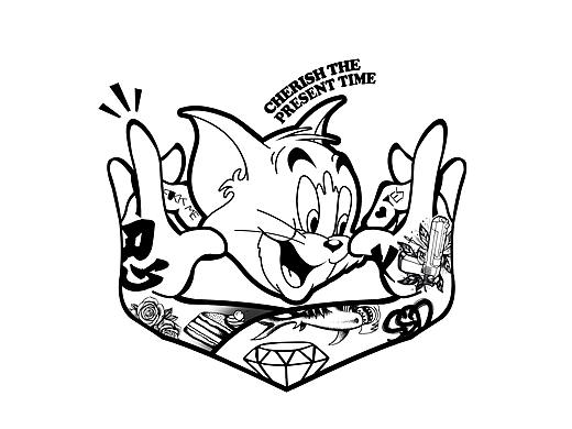 随笔来个T恤插画 ps钢笔