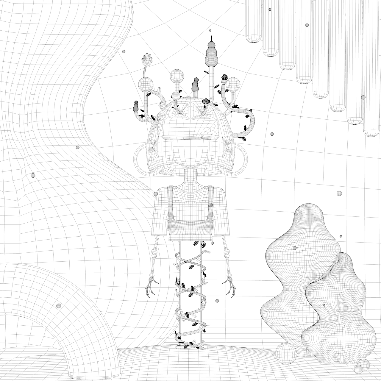 奇奇怪怪的三维角色的练习（图ZMjMyNjQ4NjA0） - 人物/生物 - 站酷设计师好大一只朱_Annie原创素材 - 站酷ZCOOL