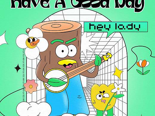 快樂的一天（個(gè)人主頁-ZNTI5MTYyMDA=） - 創(chuàng)作習(xí)作 - 站酷設(shè)計(jì)師螺螄粉魚魚原創(chuàng)素材 - 站酷ZCOOL