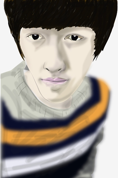 人脸描摹练习绘画