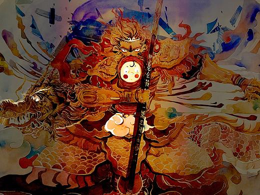 18-19年的一些四开水彩作品合集