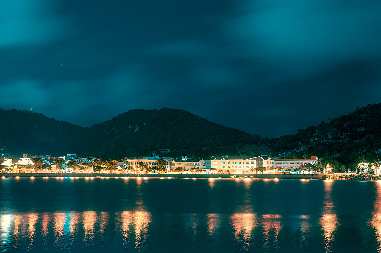 横琴夜空（图ZMjE0MTY3NTEy） - 风光摄影 - 站酷设计师janction原创素材 - 站酷ZCOOL