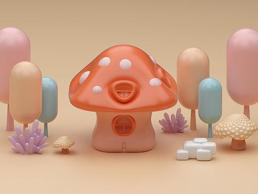 奇幻的蘑菇