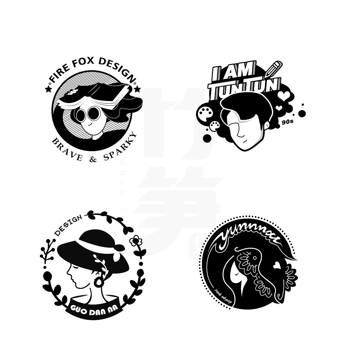 竹笋集60 图形LOGO
