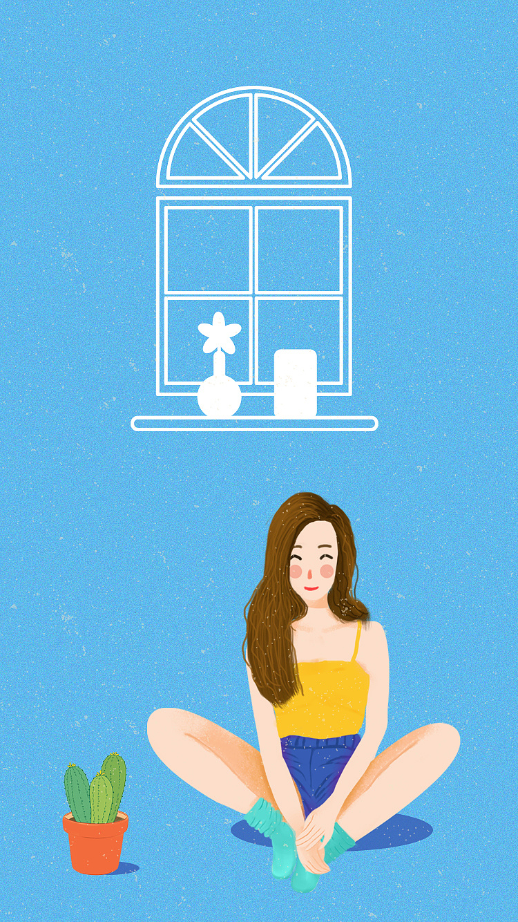    插画小练习.坚持.