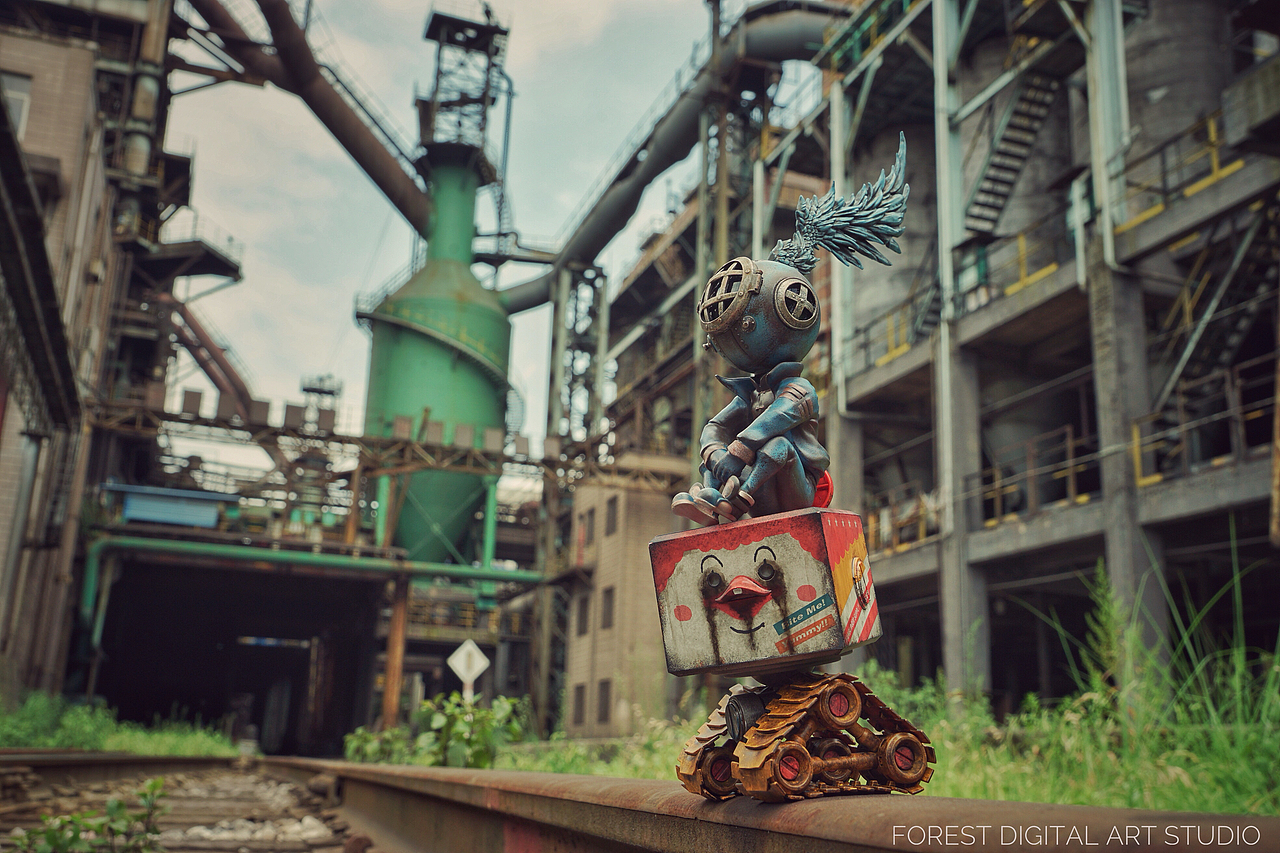 藏克——独舞（蓝调）（设计理念&实体化全过程）（图ZMTM1ODkzMjYw） - 玩具 - 站酷设计师宅仔原创素材 - 站酷ZCOOL